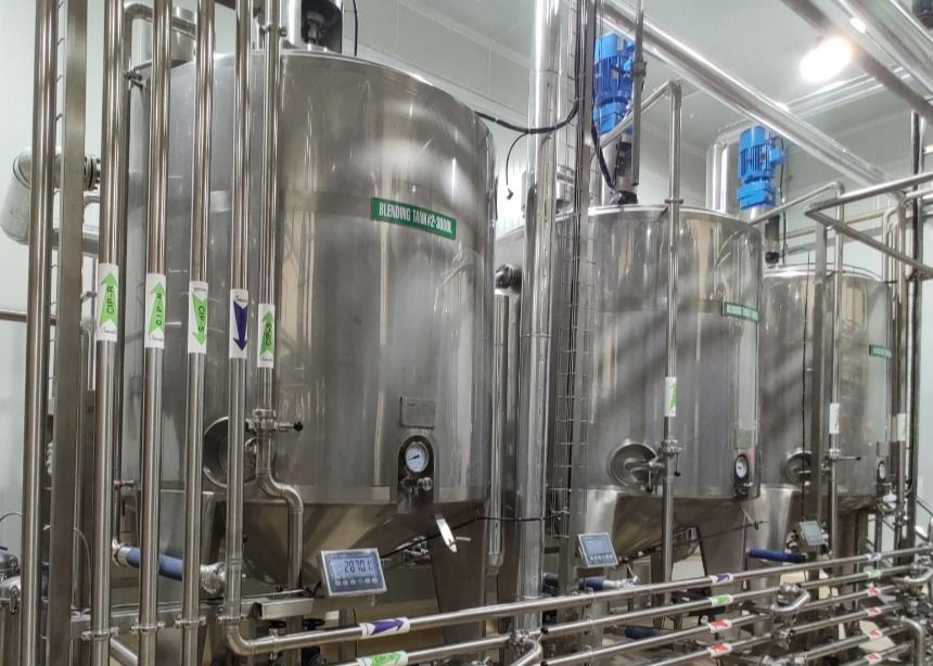 Ligne de production laitière condensé de nettoyage de Full Auto CIP fournisseur